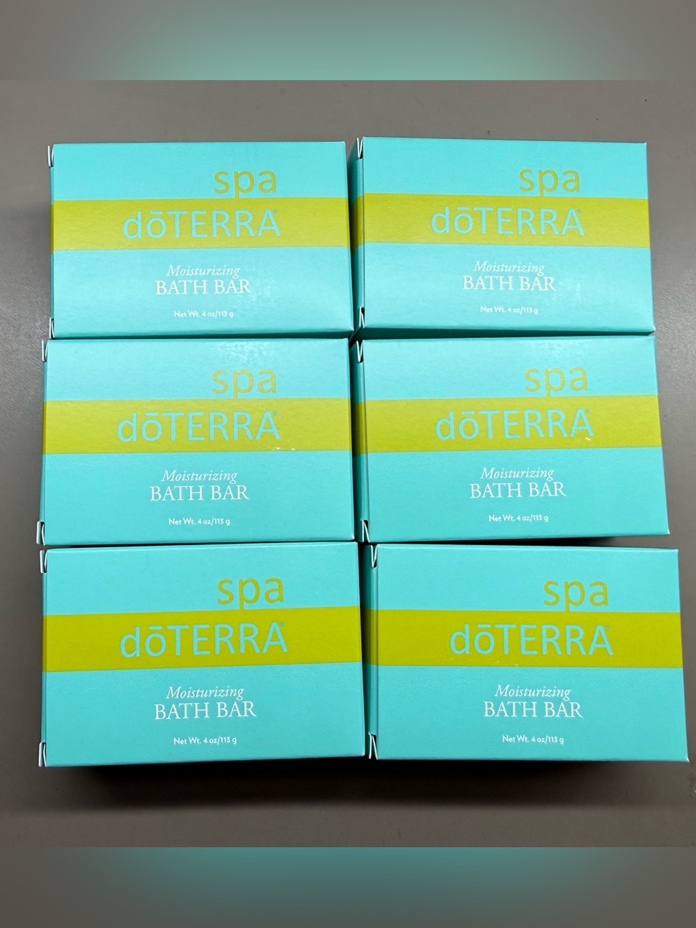 New 6X doTERRA SPA Moisturizing Bath Bar Soap Grapefruit&Bergamot Essential Oil.